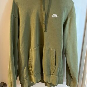 Nike Olive Green Hoodie